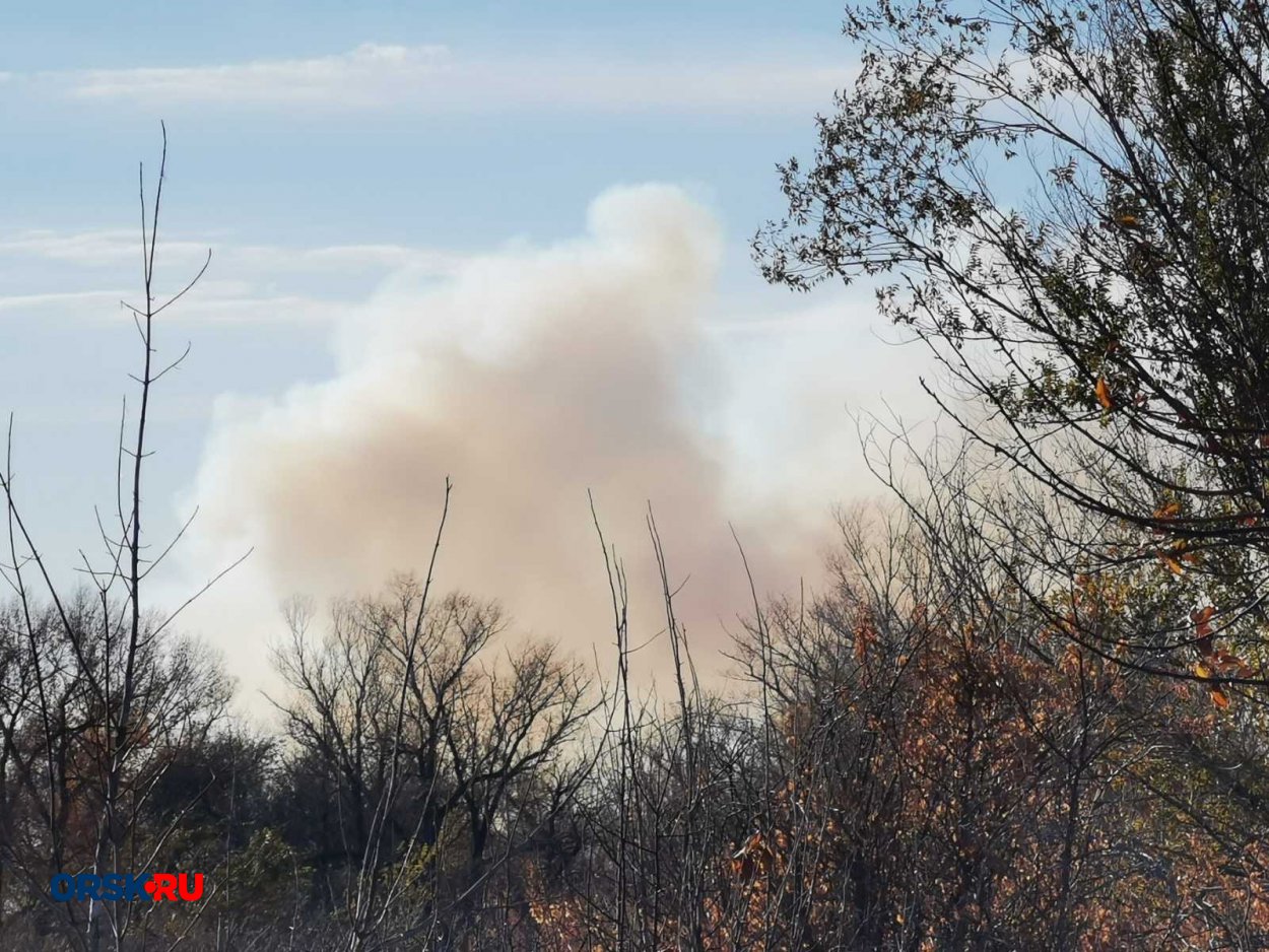 Орск заволокло дымом - Орск: Orsk.ru