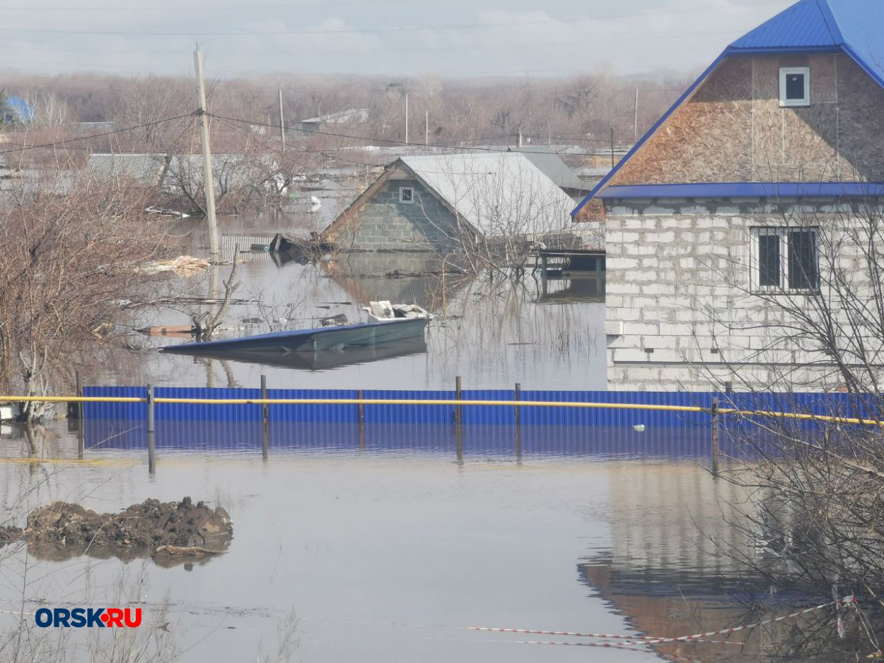 6 995 жилых домов с приусадебными участками затоплено в Орске - Орск:  Orsk.ru