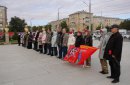 В Орске отметили День воссоединения ДНР, ЛНР, Запорожской и Херсонской областей с Россией. Фото: ORSK.RU