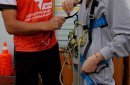 Школьники и студенты соревновались в скорости и слаженности действий при чрезвычайных ситуациях. Фото: ORSK.RU