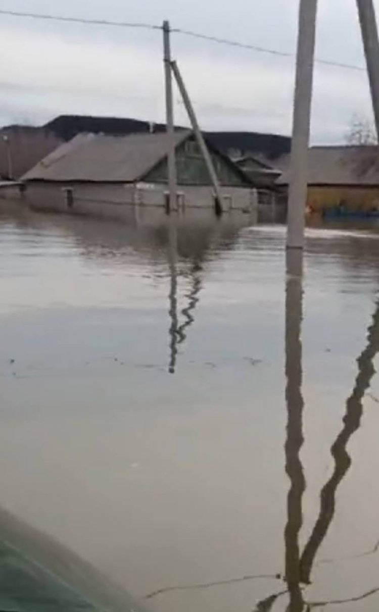 Дом семьи Перметовых во время паводка 2024 года. Фото: архив семьи Перметовых 