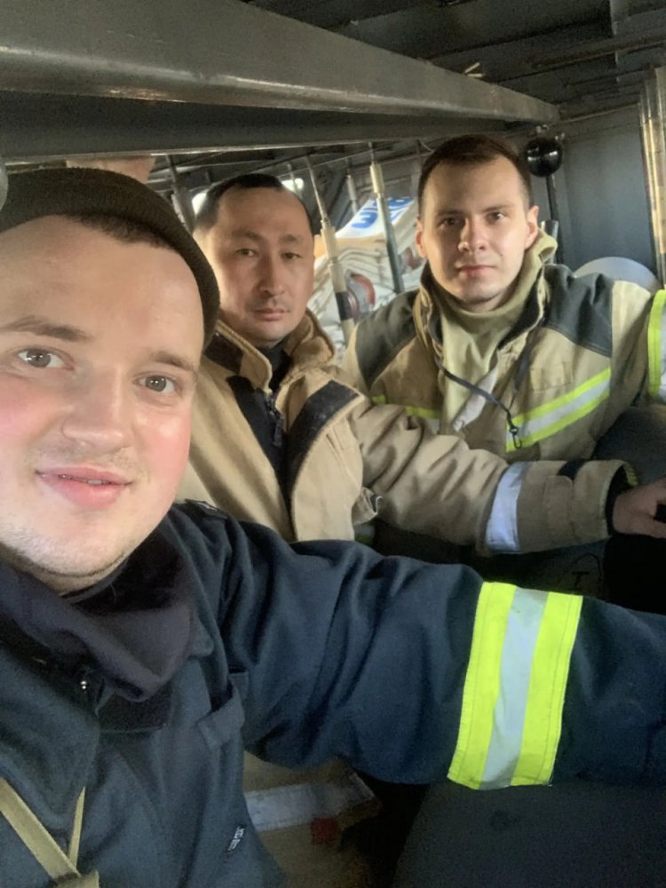 Илья Устимович вместе с товарищами на службе. Фото предоставлено И. Устимовичем 