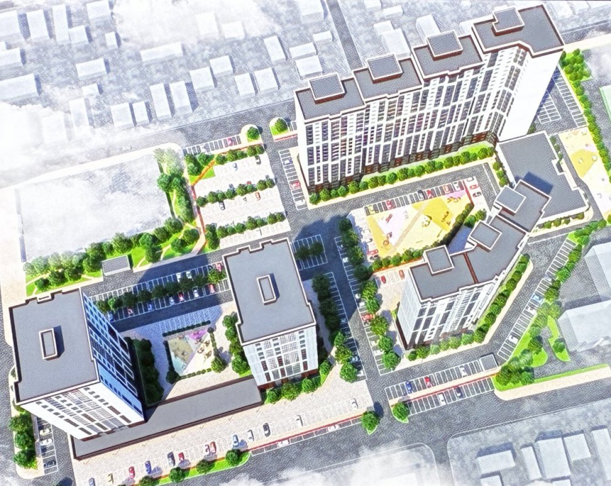 На месте инфекционной больницы в Оренбурге вырастут башни жилкомплекса