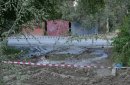Обстановка с торца дома №71 по улице Омской, в районе 4-го подъезда